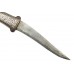 Dagger Knife Steel Blade Silver Wire Work two side horse face Handle sheath